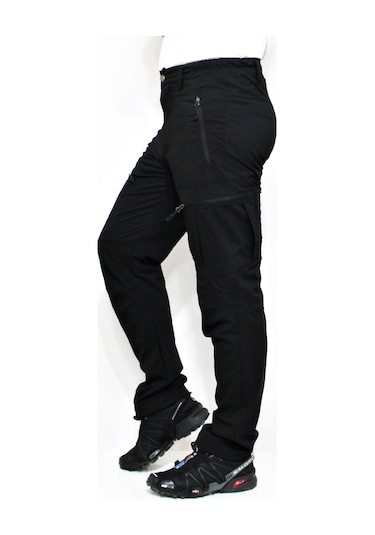 Mudwill Mikro Likralı Yazlık Trekking Pantolon-Siyah