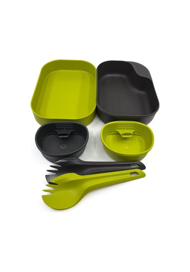 Wildo Camp-a-box Duo Light Yemek Seti - Limon Yeşili Yeşil