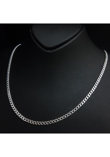 Bir Gümüş Aşkı Gurmet Model 3 MM Zincir Kolye