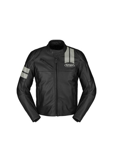 Spıdı Roar Deri Ceket Siyah