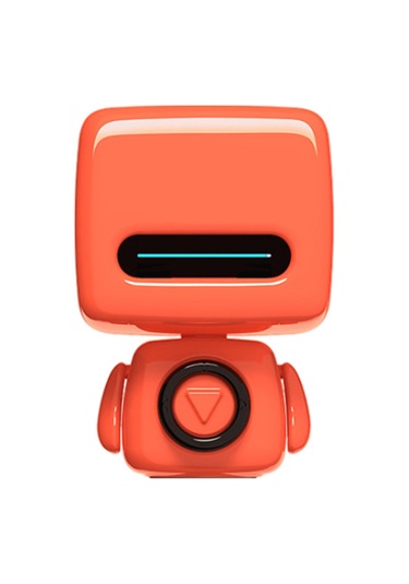 Dolıty Mini Robot Kablosuz Bluetooth 5.0 Hoparlör Turuncu
