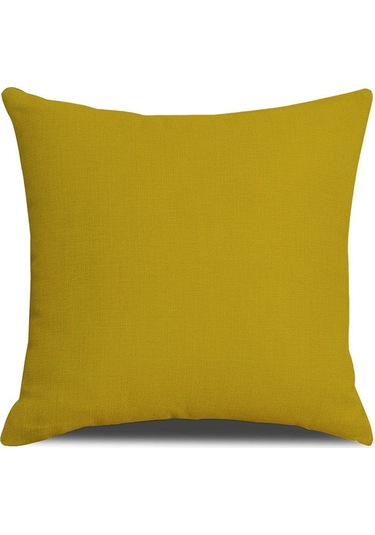 Kuzey Avrupa Geometrik Keten Yastık 50 50cm-5 Ekru