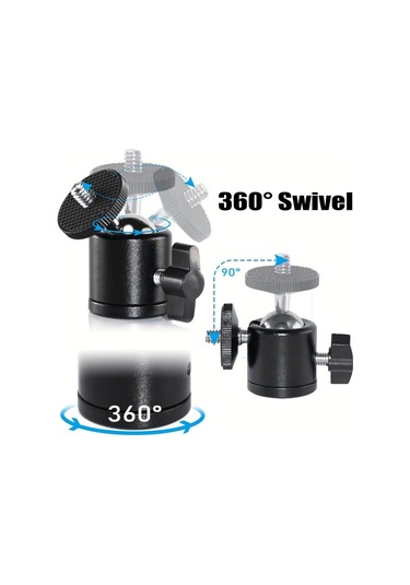 Xuweiwei Sporkamera Gimbal Manyetik Montaj Her Şey Dahil 360 Derece Dönebilen Telefon Tutucu Kamera Bağlantı Aksesuarı -