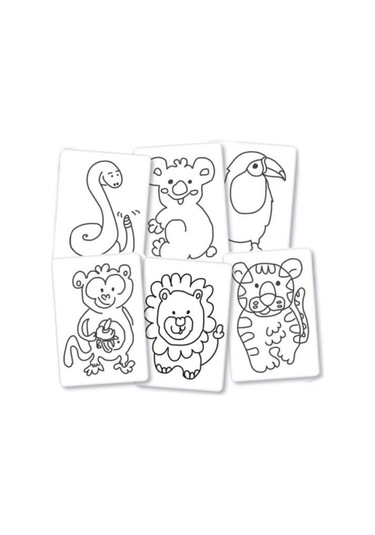 Alpino Baby 6’Lı Boyama Kartlı Mum Boya Seti