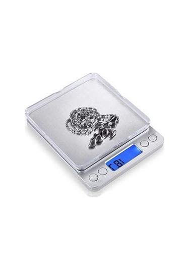 Primepickings 2000g X 0.1g Dijital Elektronik Ağırlık Ölçeği, Preciz Ve Kullanışlı Gümüş