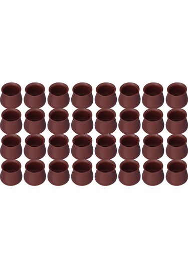 32 Adet Sandalye Bacak Koruyucuları Kaymaz Çizilmeye Dayanıklı Yuvarlak Silikon Mobilya Bacak Koruyucuları Aksesuarları Diğer