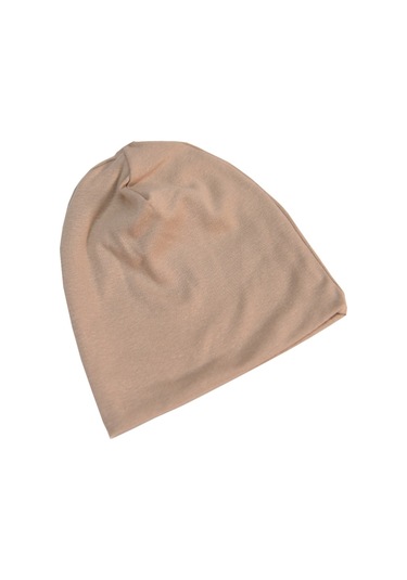 Luess Çocuk Unisex Fitilli Kışlık Bere Sütlü Kahverengi