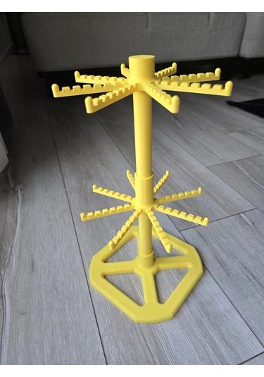 Anahtarlık Standı Renkli 2 Katlı Dönen/organizer Düzenleyici Universal