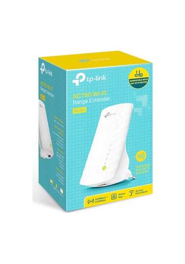 TP-Link RE200 AC750 750 Mbps 5 GHz Dual Band Menzil Genişletici
