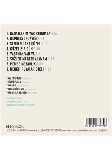 Yavuz Akyazıcı- Turkish Standards Vol 2 Cd
