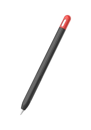 Microsonic Pencil Pro Kılıf Mat Silikon Kırmızı Siyah