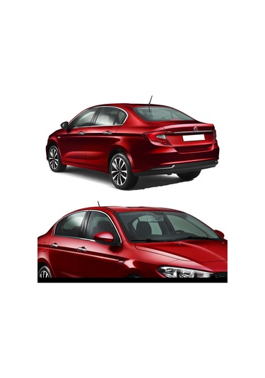 Fiat Egea Cam Çıtası Komple Set Çerçevesi Kromu Nikelajı 8 Parça