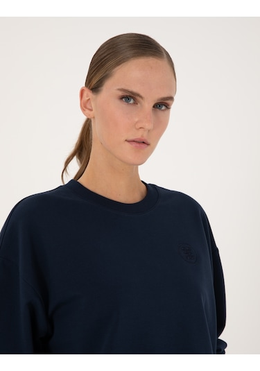 Pierre Cardin Kadın Lacivert Sweatshirt 50314963-vr033 Lacivert