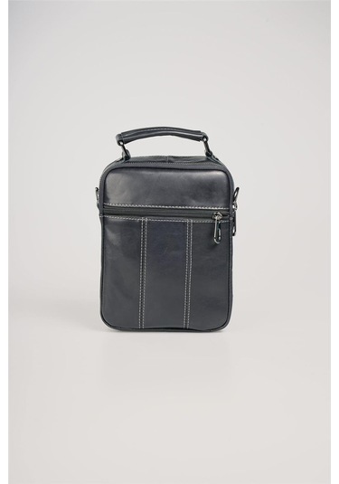 Ççs 31602 Hakiki Deri Askılı Çanta Siyah