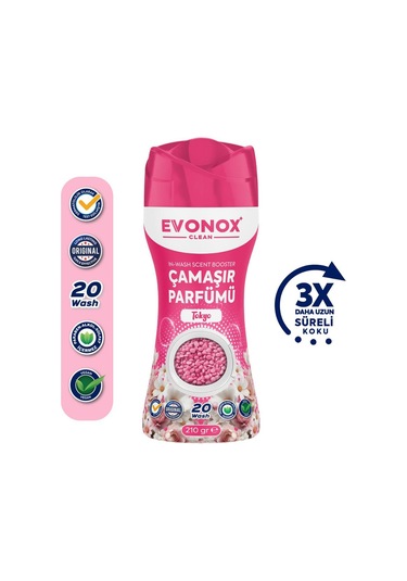 Evonox Clean Granül Çamaşır Parfümü & Çamaşır Yumuşatıcı Tokyo 210 Gr Tekli