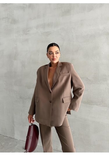 Kahve Washington Blazer Ceket Kahve