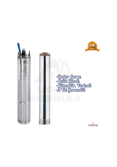 Italyan Teknoloji 10 Hp 34 Kademe Dalgıç Pompa Motor 380v