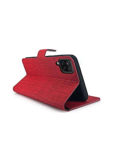 Huawei P40 Lite Kilif Fitcase Fabric Kapakli Cüzdanli 438058952