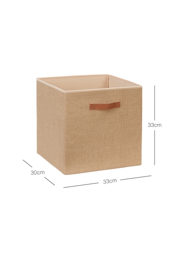 Ocean Home Textile Jüt Kutu 33 x 30 x 33 cm