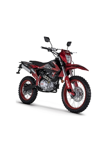 Kuba Race125 Cross Motosiklet Siyah