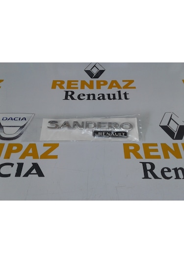 Dacia Sandero Bagaj Sandero By Renault Yazısı 8200560866