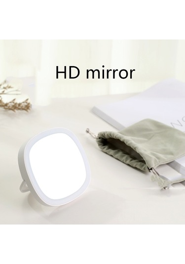 Sones Sf-hz1 Şeker Makyaj Aynası Güzellik Makyaj Işığı Depolama Taşınabilir Led Mini Dolum Işığı Güzellik Makyaj Aynası Beyaz