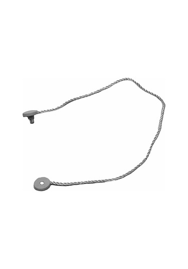 Kilitli İp Kuş Gözü Etiket İpi Gümüş Uzunluk 18 CM 500 Adet