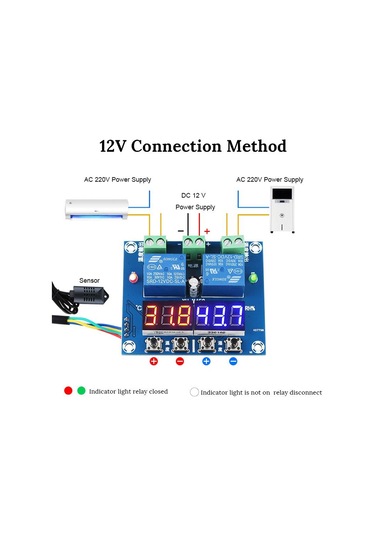 Termostat Sıcaklık Ve Nem Denetleyici Modül Xh-M452 Thr318
