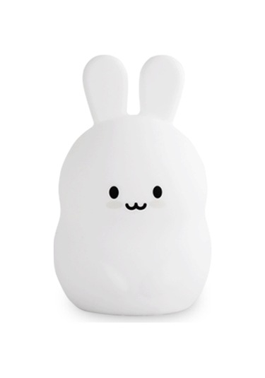 Suofeng Usb Şarjlı Kumanda Kontrollü Silikon Gece Lambası, Sıcak Beyaz + Yedi Renk, Çocuk Hediyesi, 0.35w Beyaz