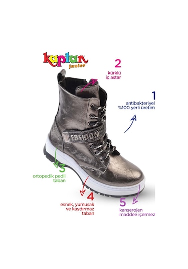Kaptan Junior Kız Çocuk Botu Frydk 432-436 Bronz