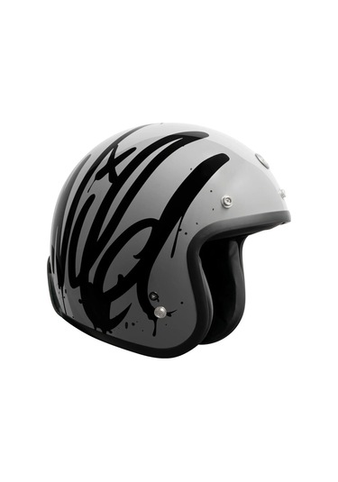 Torc T-50 Del Mar Wild One Açık Motosiklet Kaskı Gri Siyah