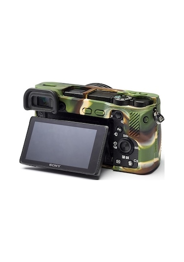 Easycover Sony A6500 Silikon Kılıf Ecsa6500C (Kamuflaj)