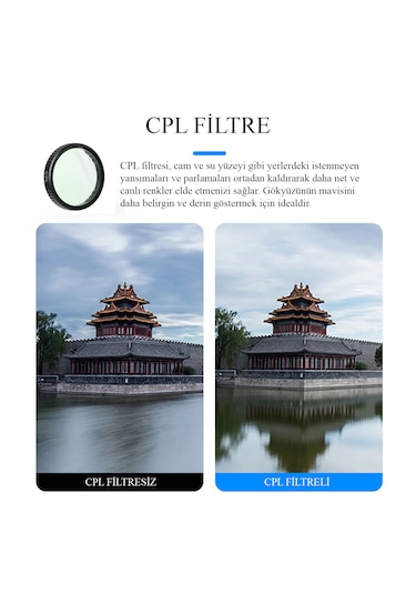 Dji Osmo Action 5 Pro , 4 Ve 3 Filtre Seti - Cpl + Nd8 + Nd16+n32