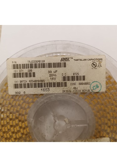 Tajd336m016r 33mf Avx Tantal Kondansatör 60 Adet