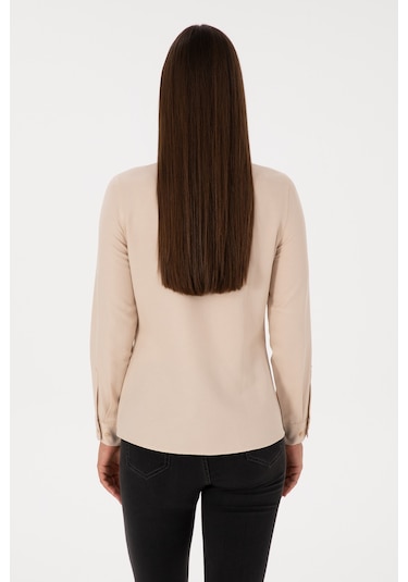 U.s. Polo Assn. Kadın Kum Gömlek Basic 50316711-vr085 Kum