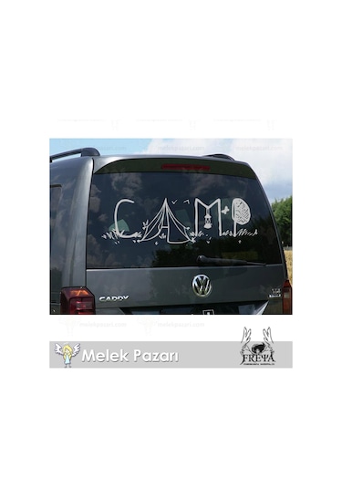 30 X 10  cm - Kamp Doğa Karavan Sticker