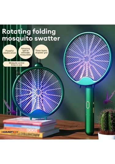 Zyzqstore 1 Adet Elektrikli Sinek Sinek Öldürücü Usb Şarj Edilebilir Lamba