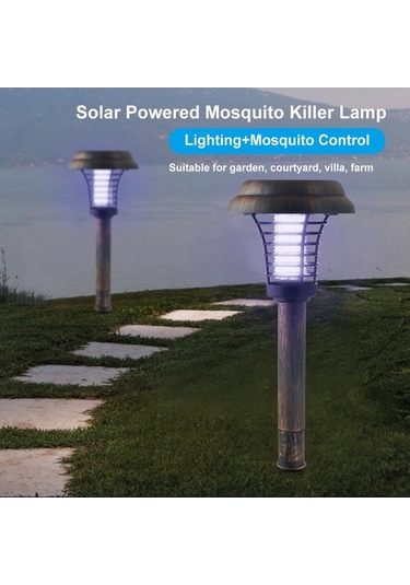 Bloomnest Güneş Enerjili Sivrisinek Öldürücü Lamba: Bahçe Aydınlatma Ve Sivrisinek Savar, Güvenli Sivrisinek Kontrolü