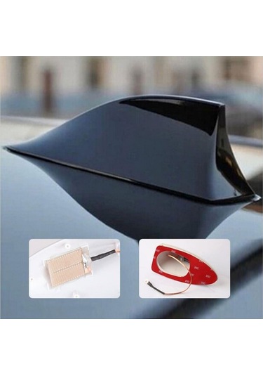 Platotechnology Carmind Elektirikli Köpek Balığı Shark Anten Siyah