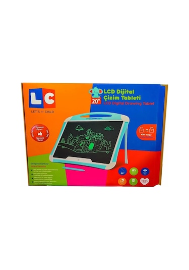 Let's Be Child 20 İnç Dijital Çizim Tableti Mavi