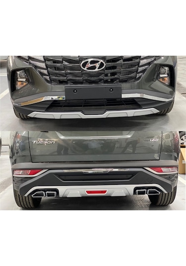 Autogp Hyundai Tucson Ön Arka Tampon Koruması Difüzör 2021 / 2023 Agp-grd-2693