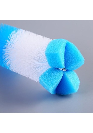 Pembe 7 Adet Biberon Temizleme Fırçası Sünger Bardak Fırçası Süt Ağız Fırçası Saman Fırçası Bardak Temizlik Malzemeleri