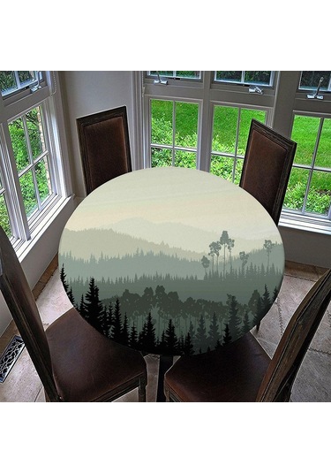 Suntek 140cm Dia Masalar Için Masa Örtüsü Restaurant K