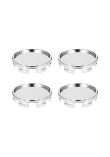 Padalink Abs Malzeme 55mm Araç Jant Kapağı - 4'lü Set Gümüş Rengi, Kolay Kurulum