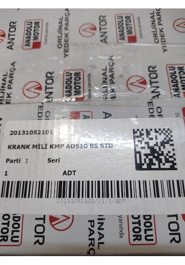 Antor/lombardini Ad510bs 12hp Krank Mili Std
