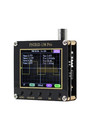 Fnırsı 138 Pro 200khz 2.5 Ms/s Dijital Mini Osiloskop