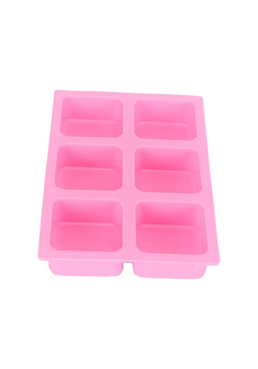 Shineyee Gıda Grubu Silikon Kalıp - 6 Hücreli Kare Ve Daire Şekli, Fırın Uyumlu, Çikolata/pasta/sabun Yapımı, -40 C/+230 C Isı Dayanıklı Diğer