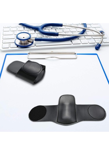 Suntek Stetoskop Tutucu Kalça Klipsleri Evrensel Taşınabilir Siyah