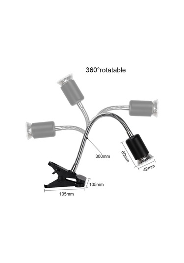 Fosenze Sürüngenler İçin Isıtıcı Işık, Güneş Imitasyonu Sağlık Için, E27 Uç, 75w Ampul, Esnek Barbeli, Avrupa Standartı, Beyaz Beyaz