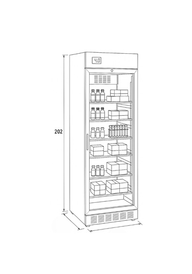 Marketcooler MED375 Medikal Aşı Saklama Dolabı